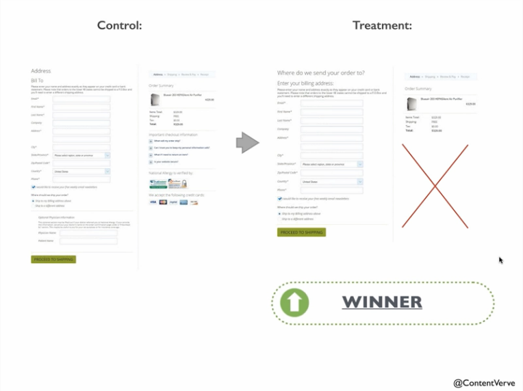 Removing Site seals increases conversion rate